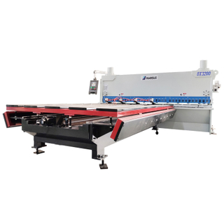 Hydraulische CNC-Schermaschine mit automatischem vorderem Zuführtisch